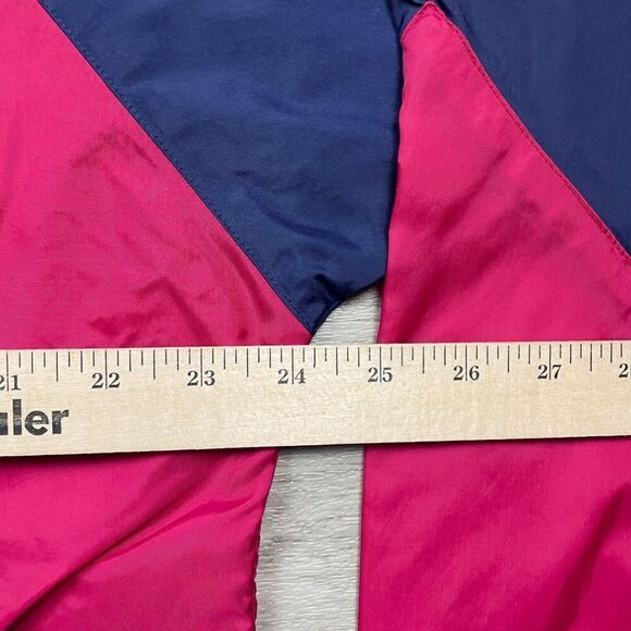 Vintage Nike Jacket Mens Extra Large Blue 90s Windbreaker Hooded Zip - Picture 10 of 12